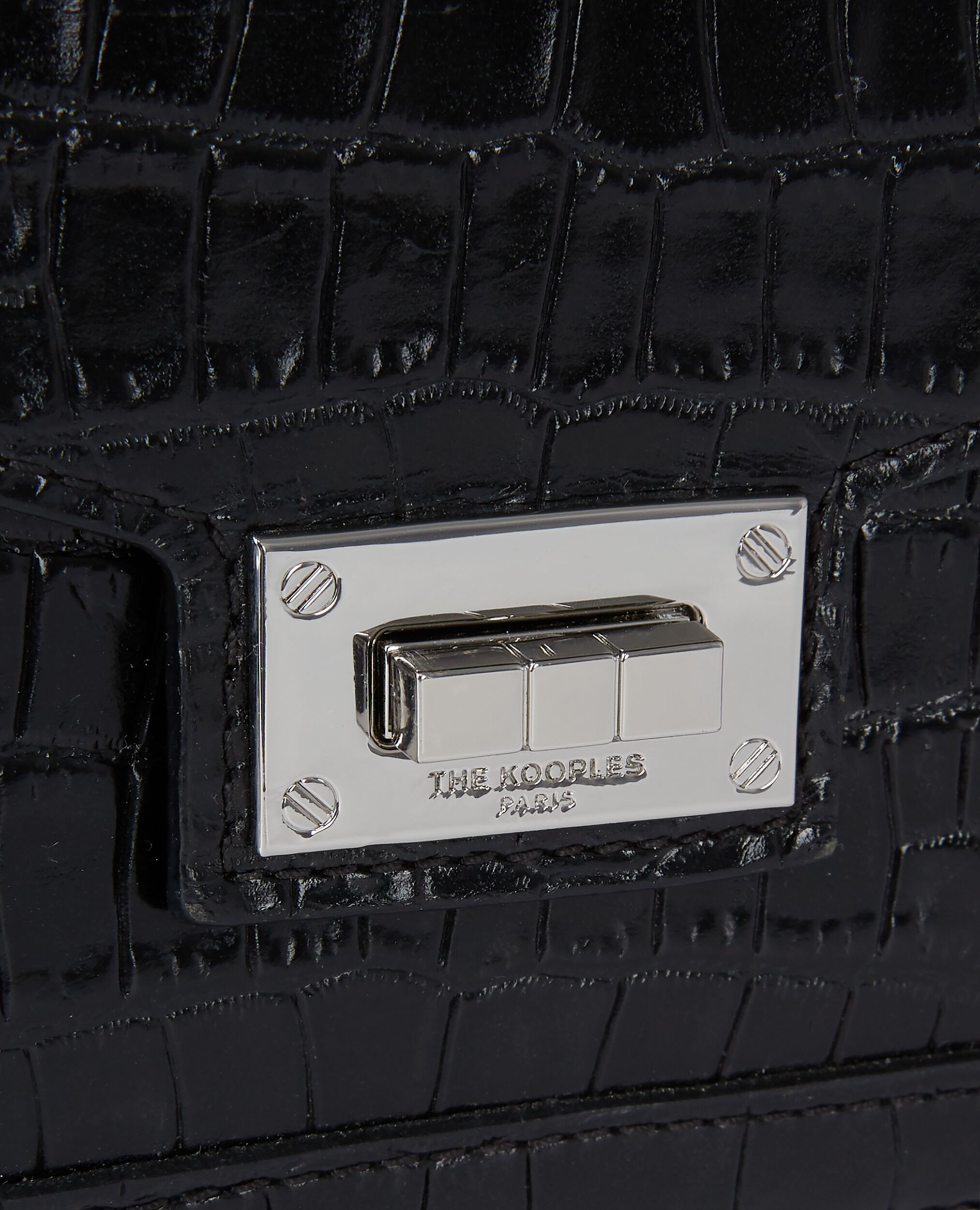 Sac Emily small en cuir noir