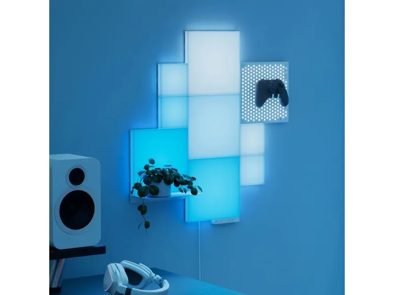 Nanoleaf Blocks Combo XL Smarter Kit - Lyspanelsæt - LED - total: 42 W - RGBW-lys - 1200-6500 K