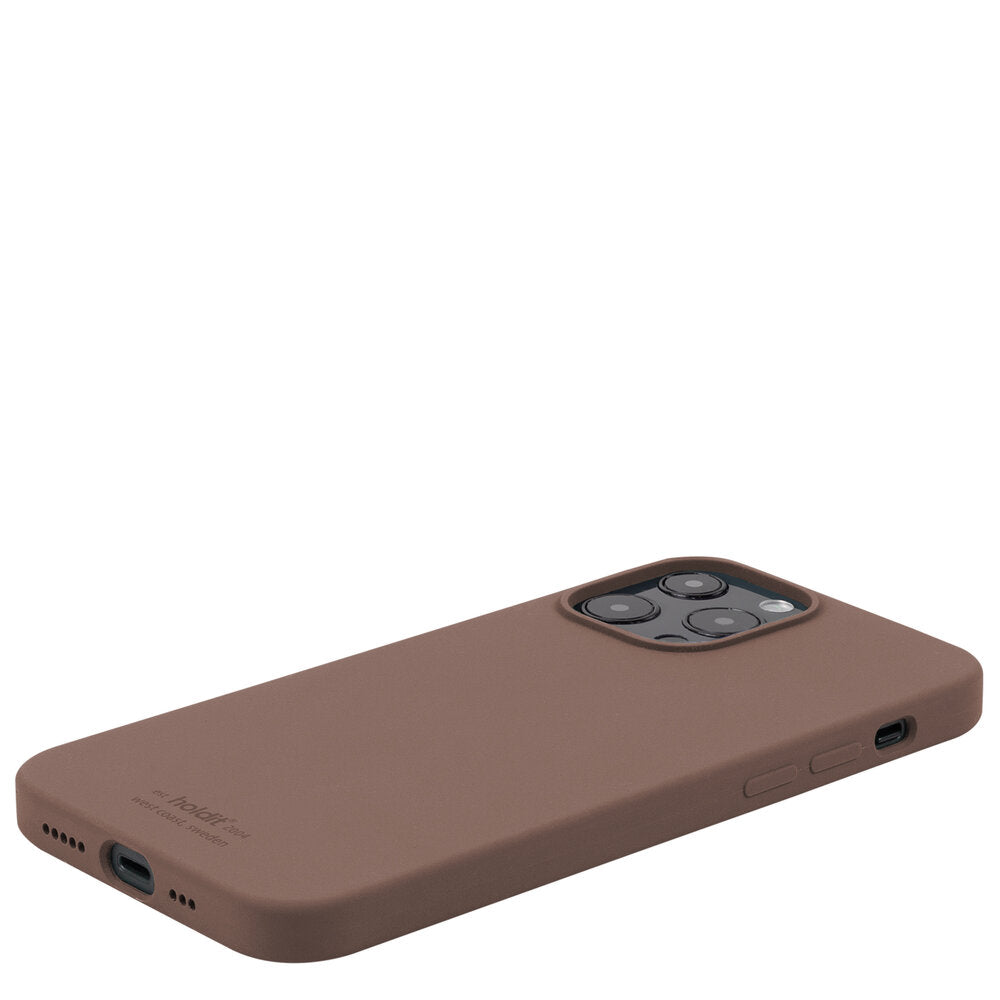 Holdit  iPhone 13 Pro Max Silicone cover - Dark Brown