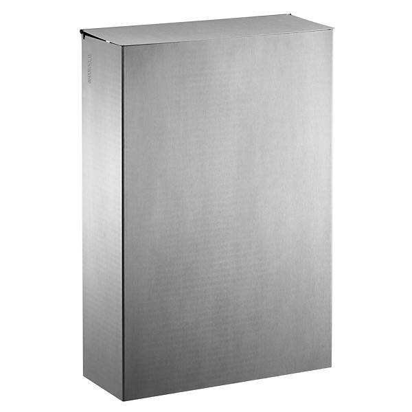 ROSSIGNOL Poubelle murale 20 L - avec etrier - axos - inox brosse
