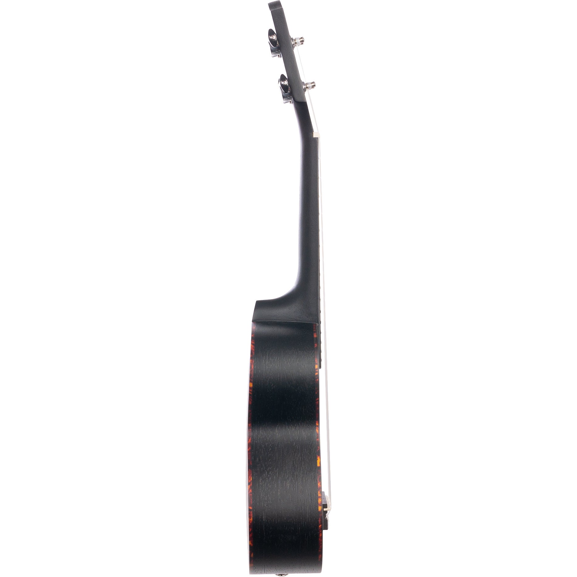 Cascha HH 2262 premium sopraan ukelele zwart met tas en plectra