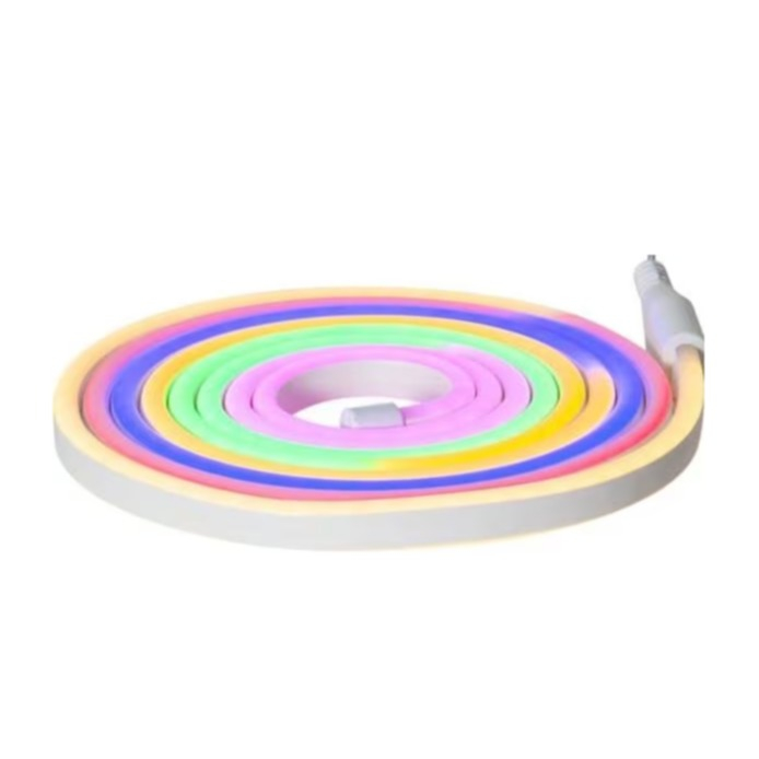 (3m) 288 LED's Ropelight Deko Licht Schlauch Outdoor Beleuchtung Lichterkette IP44 / 24V (12.563-36-CH) - Bunt