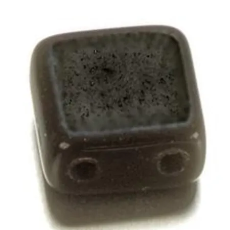 Knorr Prandell Glas Duo Beads Square, schwarz Größe: 6 x 6 mm
