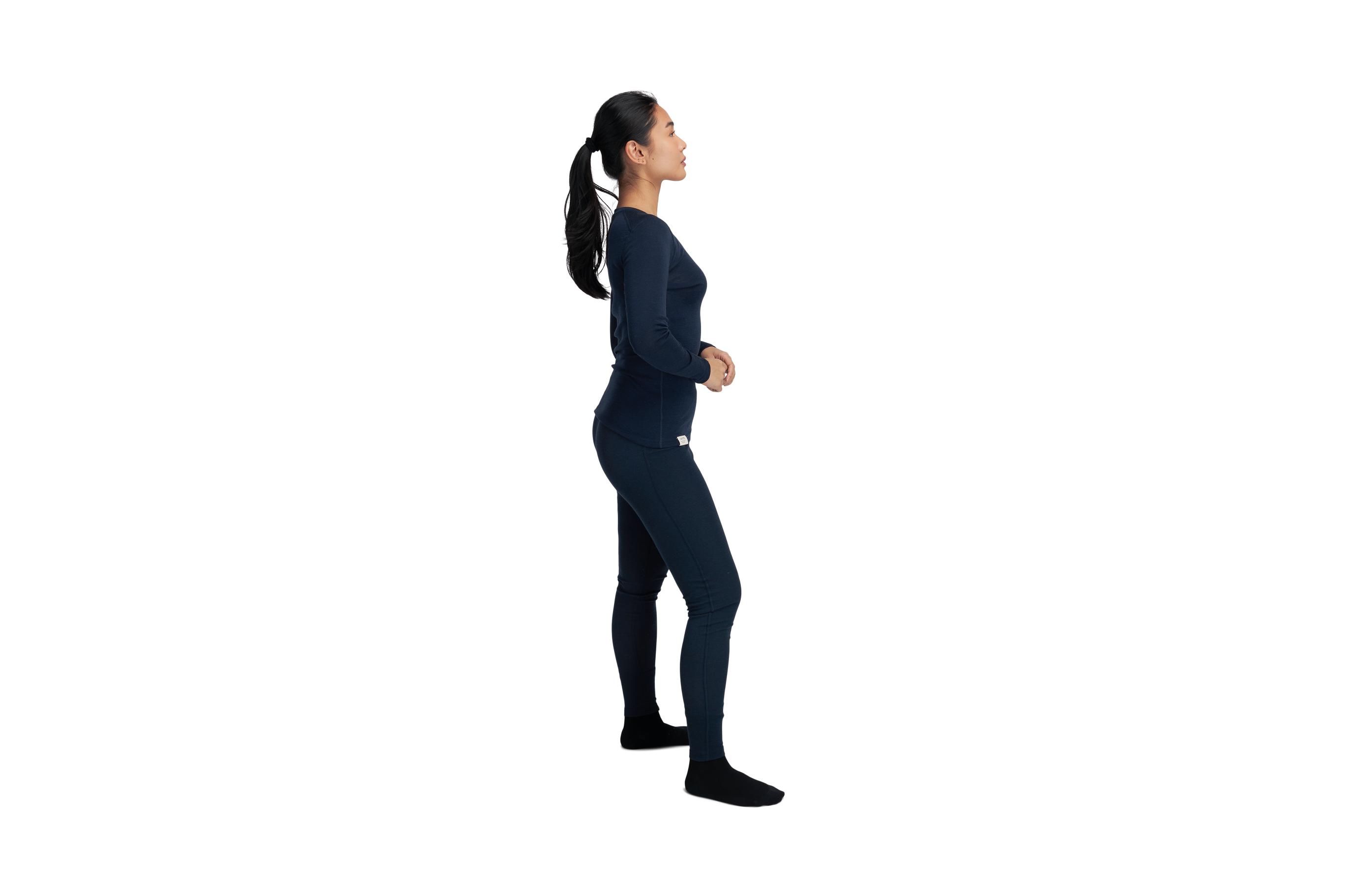 Tufte Frost Rib Long Sleeve Womens Sky Captian Sky Captain