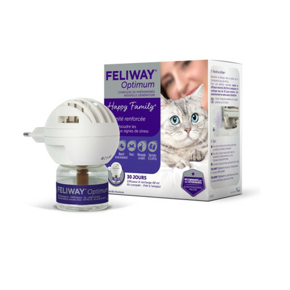 Eliminateur d'odeurs optimum chat (48 ml)