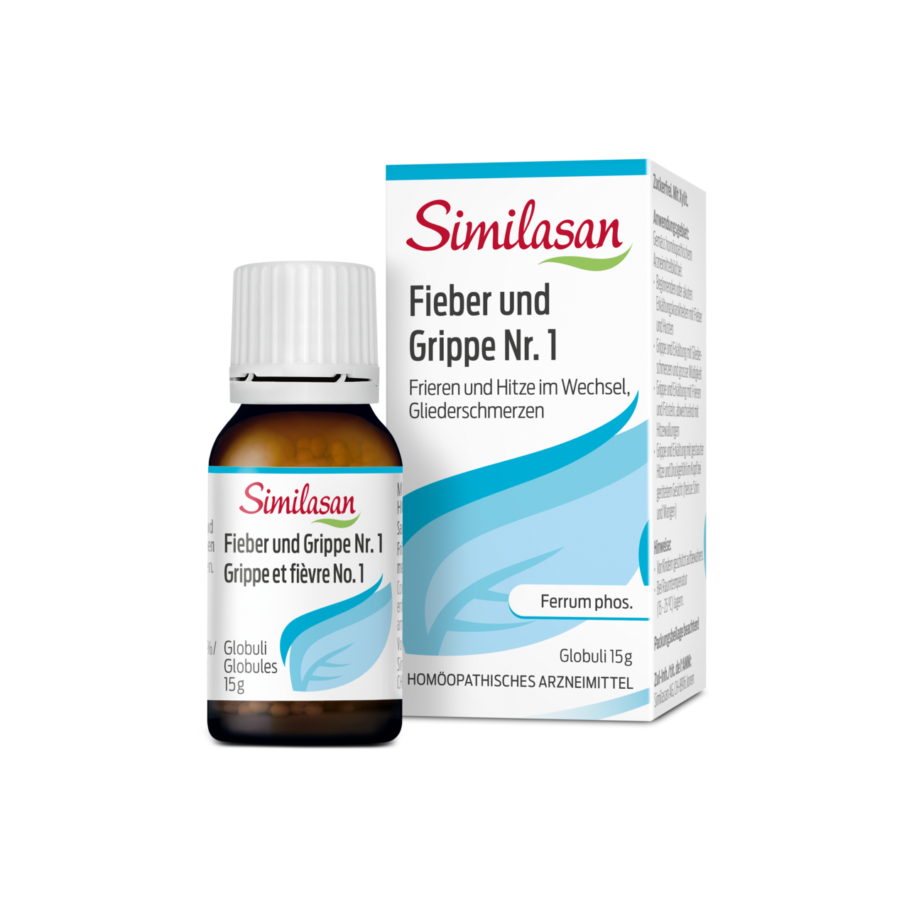 SIMILASAN Fieber und Grippe Nr. 1 Glob 15 g