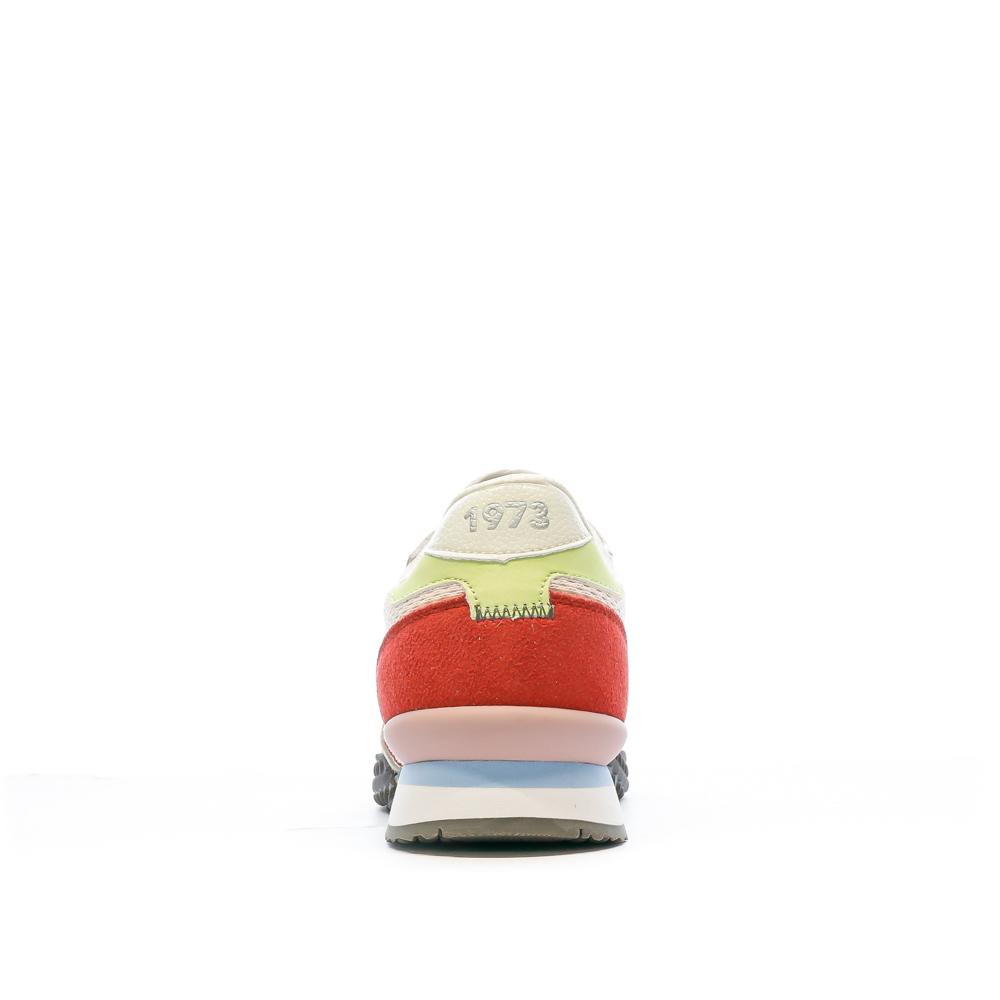 Pepe jeans Baskets Beige/Rouge Femme Pepe jeans Holland