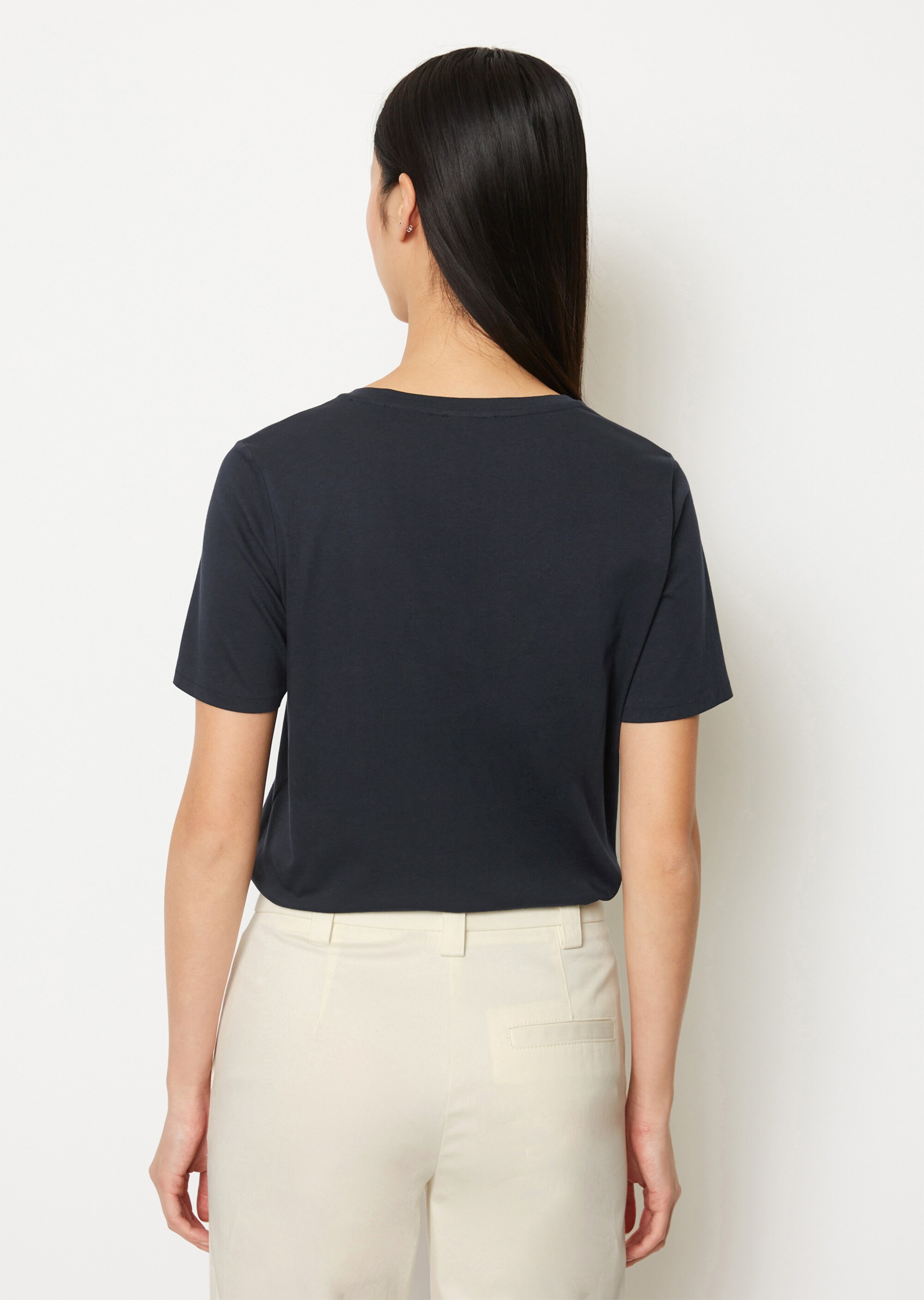 V-Neck-T-Shirt regular aus Organic Cotton