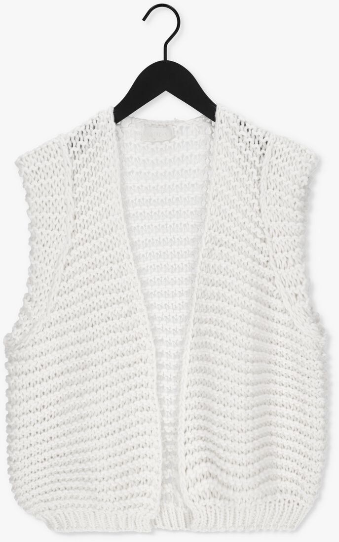 NOTRE-V gebroken wit notre-v gilet knit gilet