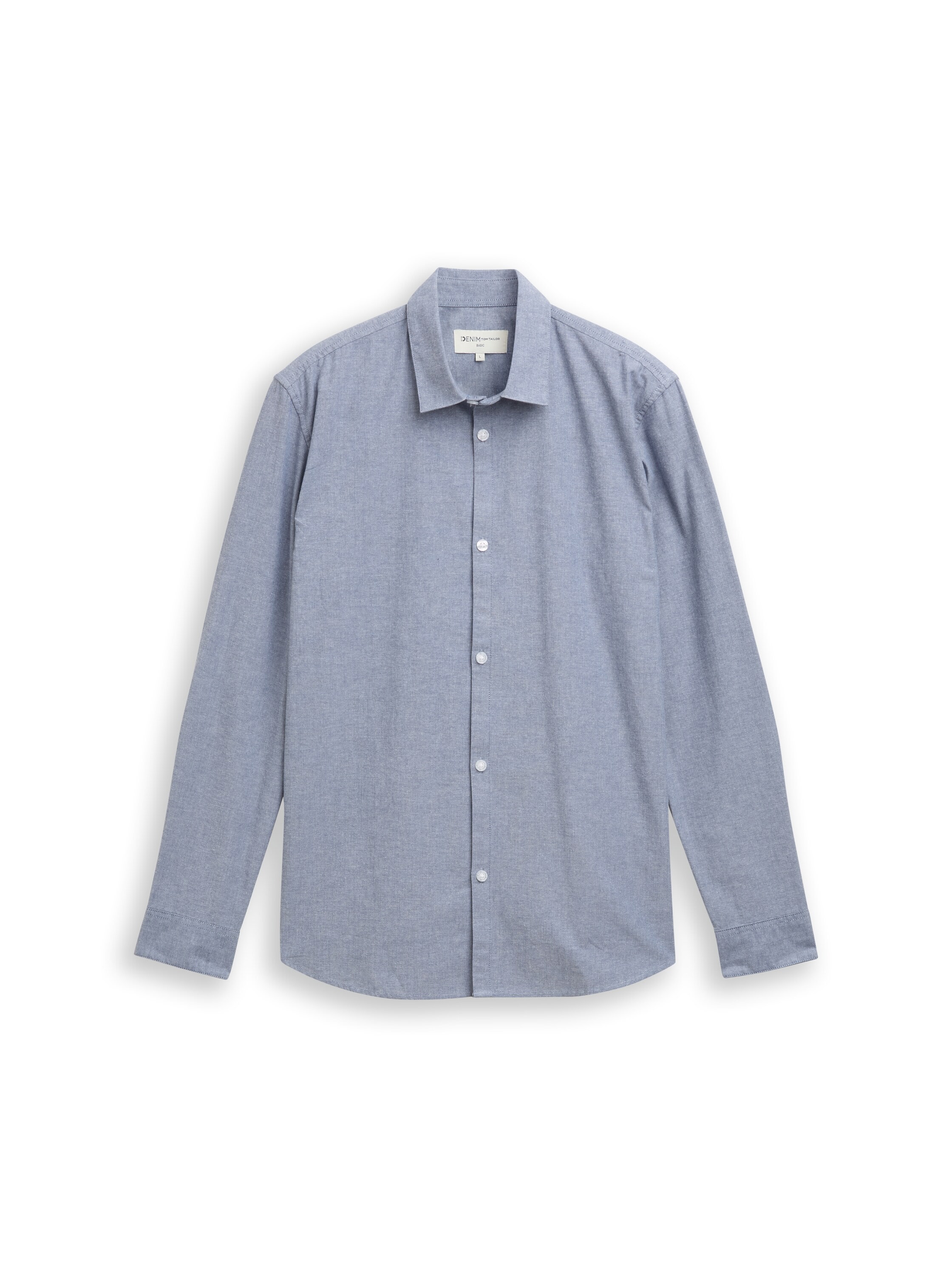 TOM TAILOR Denim Langarmshirt , mit Knopfleiste
