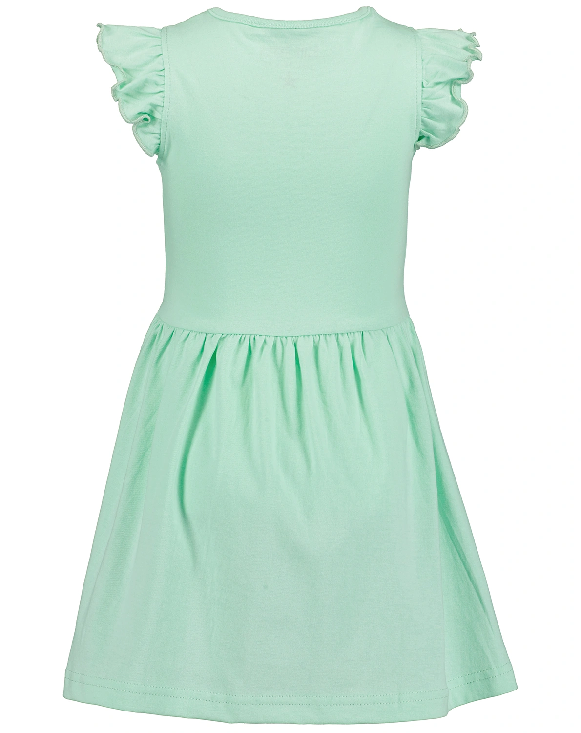 Kurzarm-Kleid SMALL RAINBOW in grün