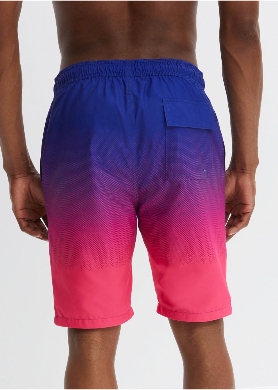 Bermuda de plage à dégradé de couleur, Regular Fit