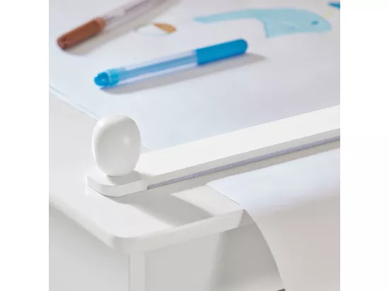Ensemble Table et Chaise Enfant avec 2 étagères, KMB60-W
