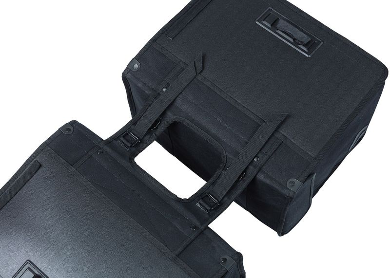 Basil - Kavan Eco Classic - Fietstas - Zwart - Organisch Canvas - 58L