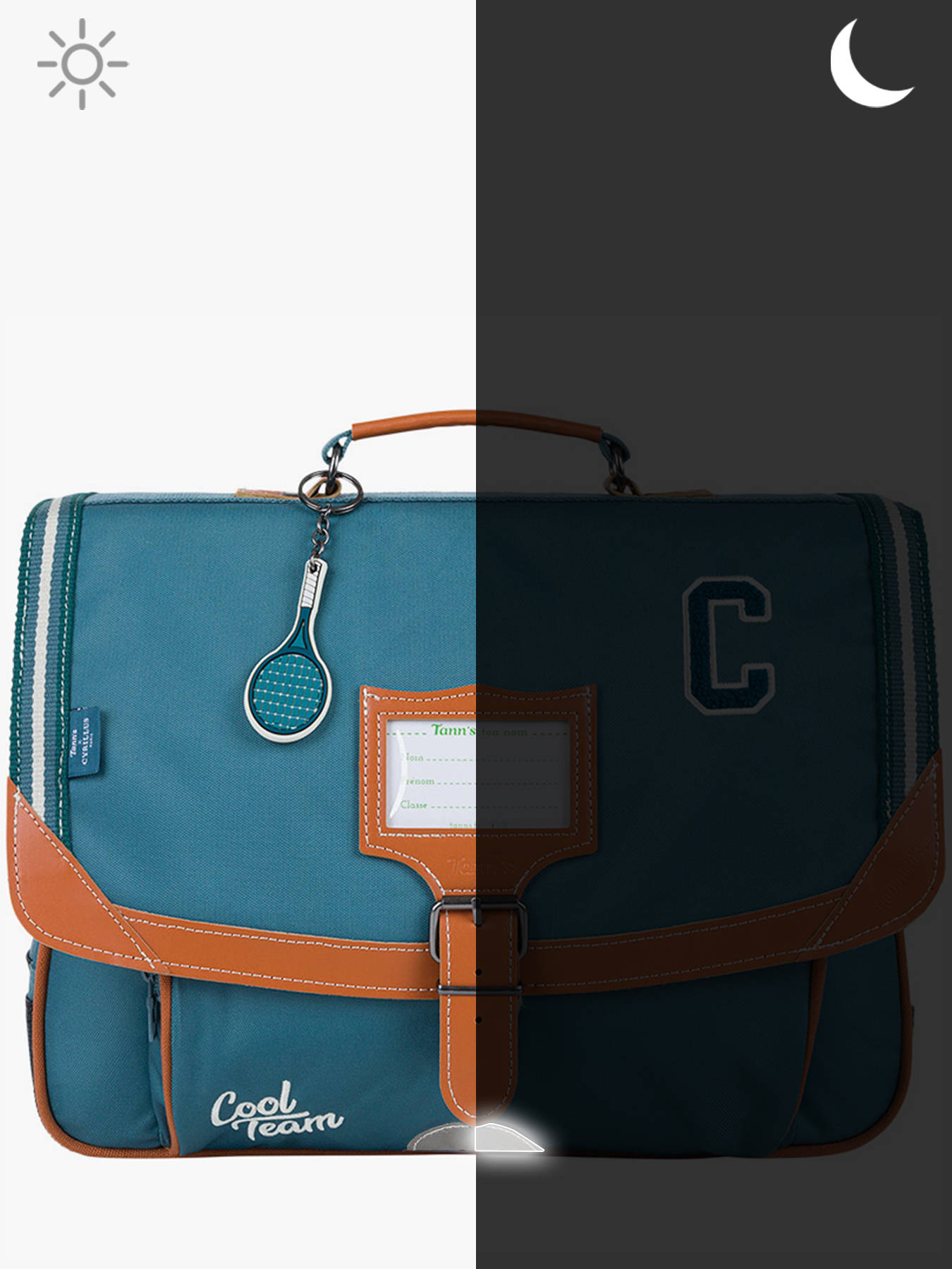 Cartable 2 compartiments TANN'S