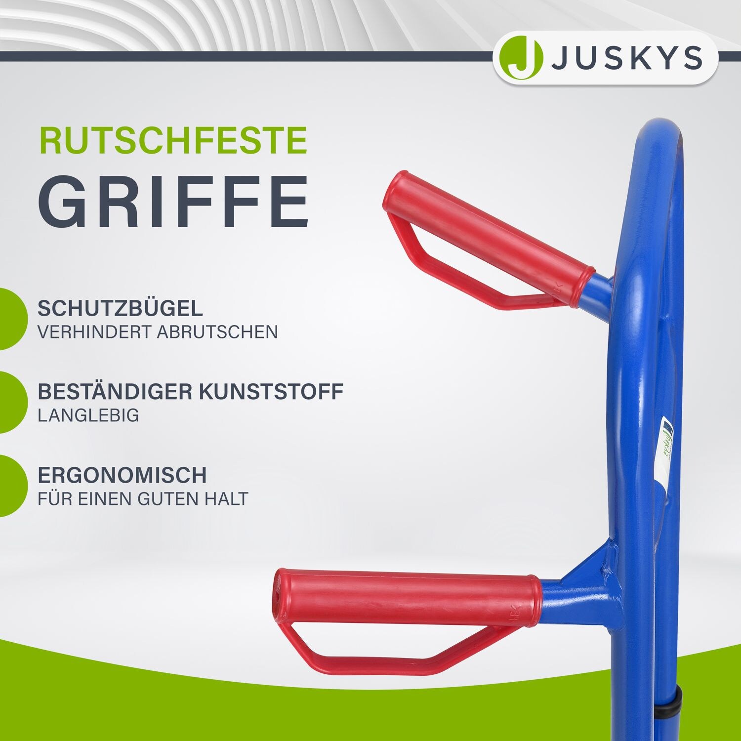 Juskys Treppensackkarre klappbar Treppensteiger mit Hartgummireifen & Stahlrahmen Sackkarre