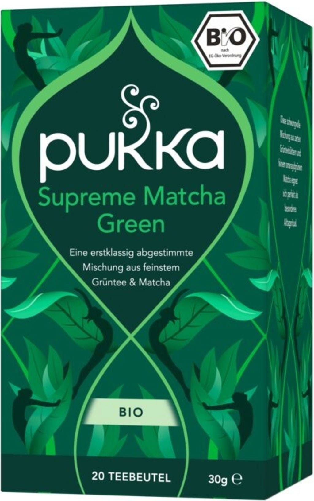 PUKKA  Supreme Matcha Green Bio-Grüntee, 20 Teebeutel (30 g)