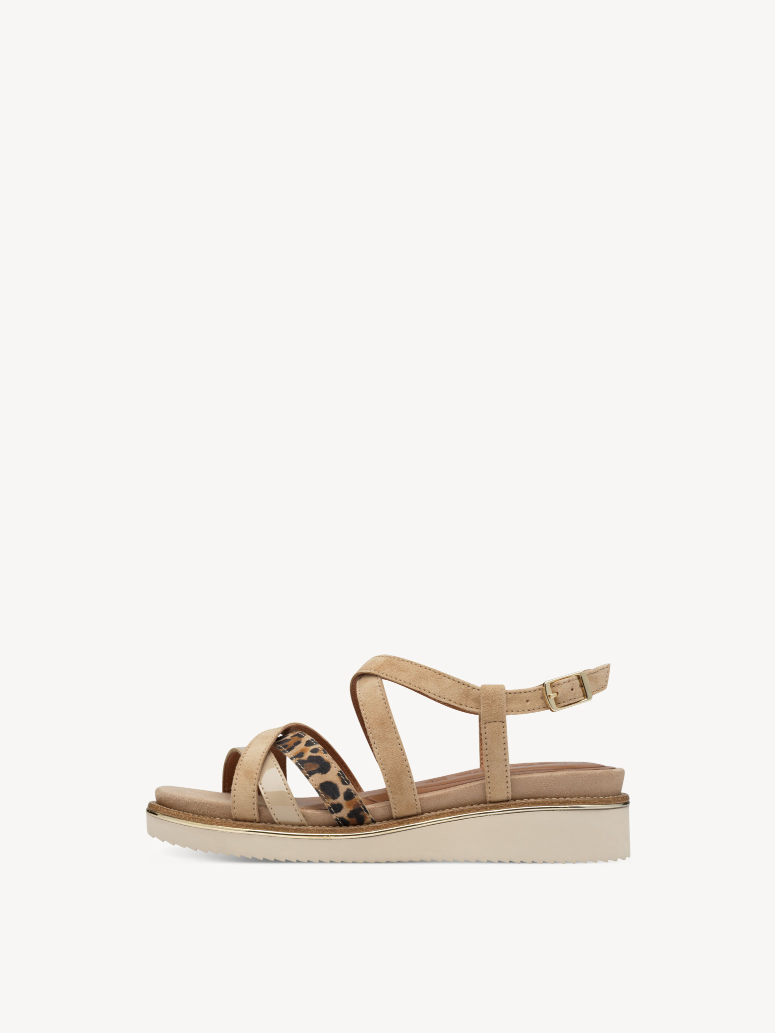 Leren Sandaaltje - beige
