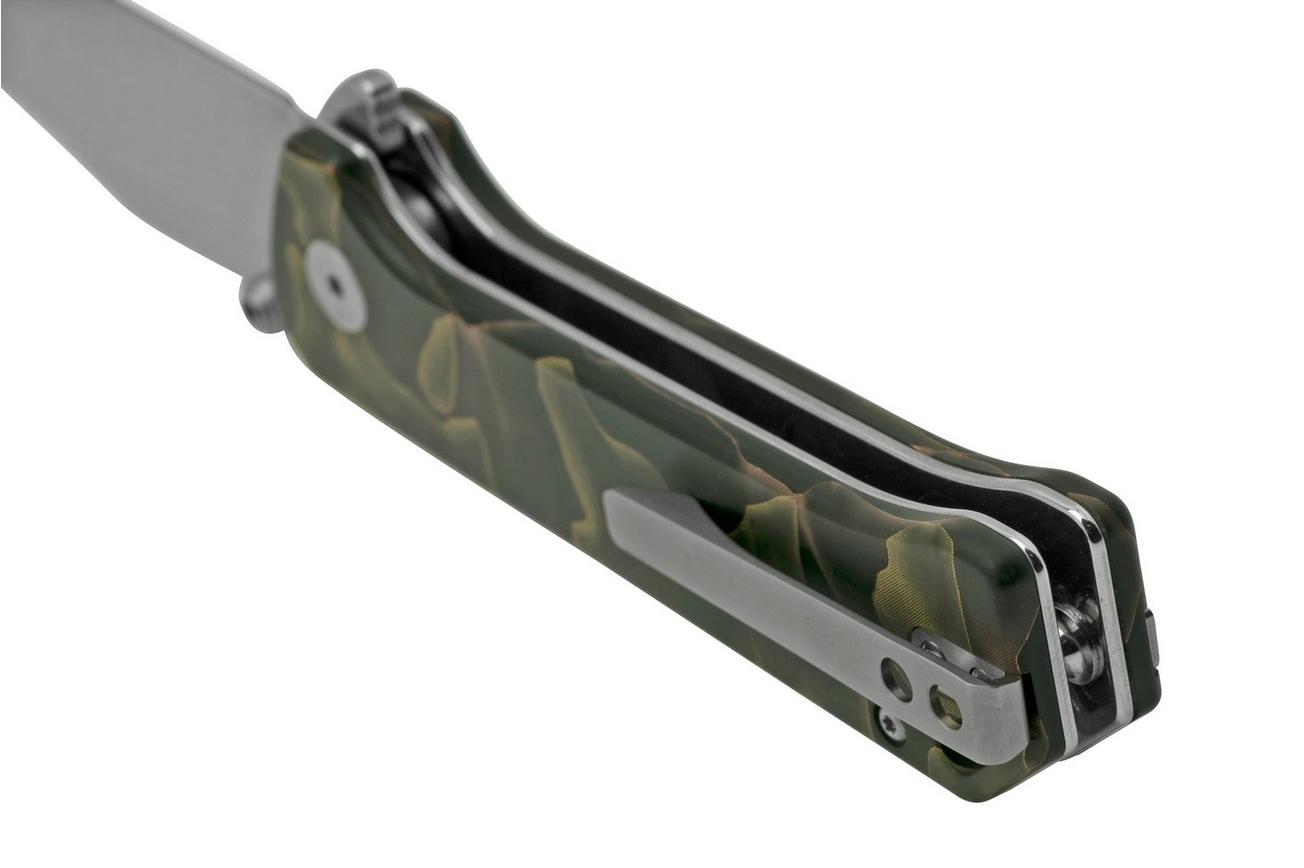 QSP Grebe QS147-F1, S35VN Clippoint Noble Raffir, zakmes