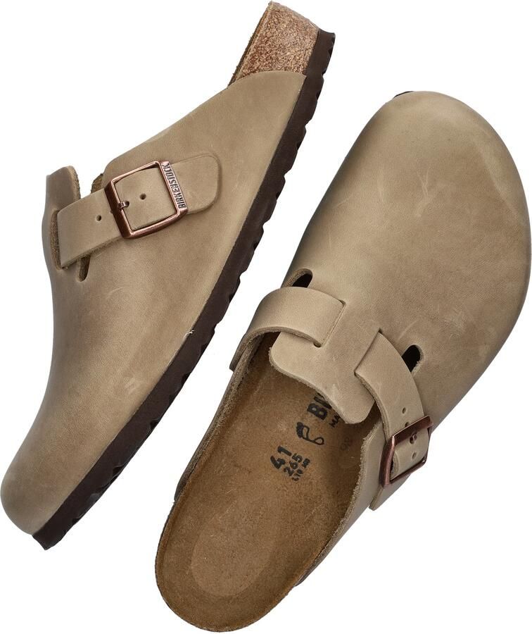 Birkenstock Boston BS Unisex slof bruin