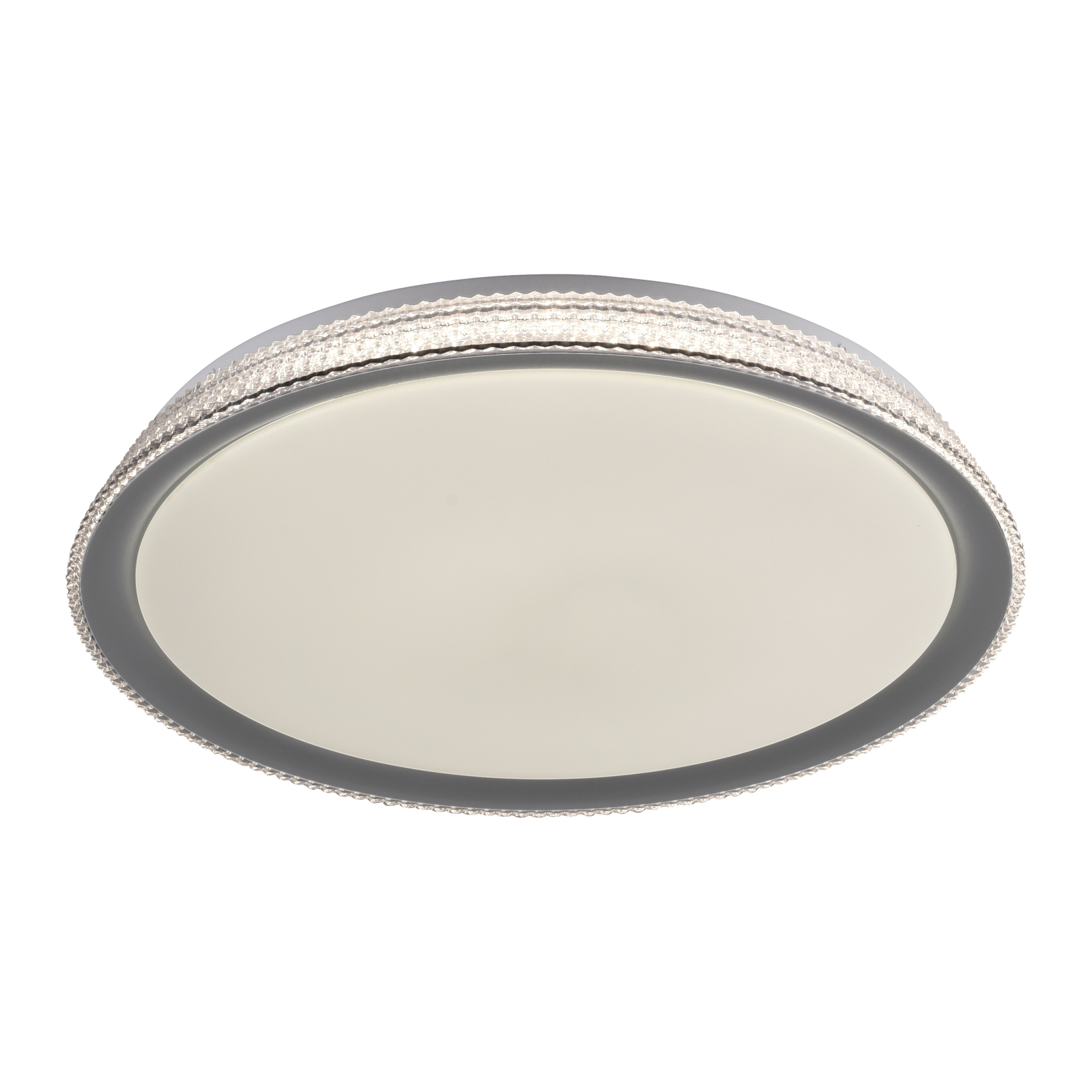 LED-Deckenleuchte - silber - SmartHome - Ø 51 cm