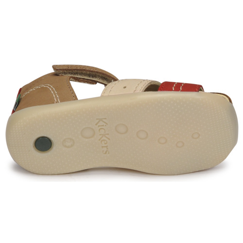 Kickers - BIGBAZAR-2 - Marron / Beige / Bordeaux