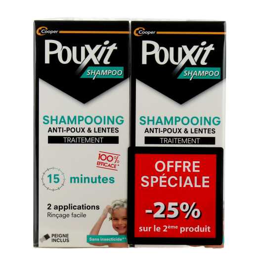 Shampooing traitant anti-poux et lentes Pouxit