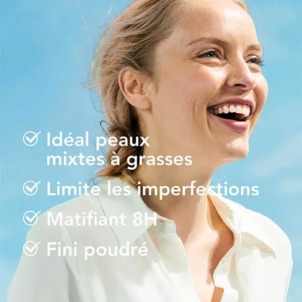 Protetor solar mineral Bioderma Photoderm Nude Touch com tom dourado FPS 50+ 40ml