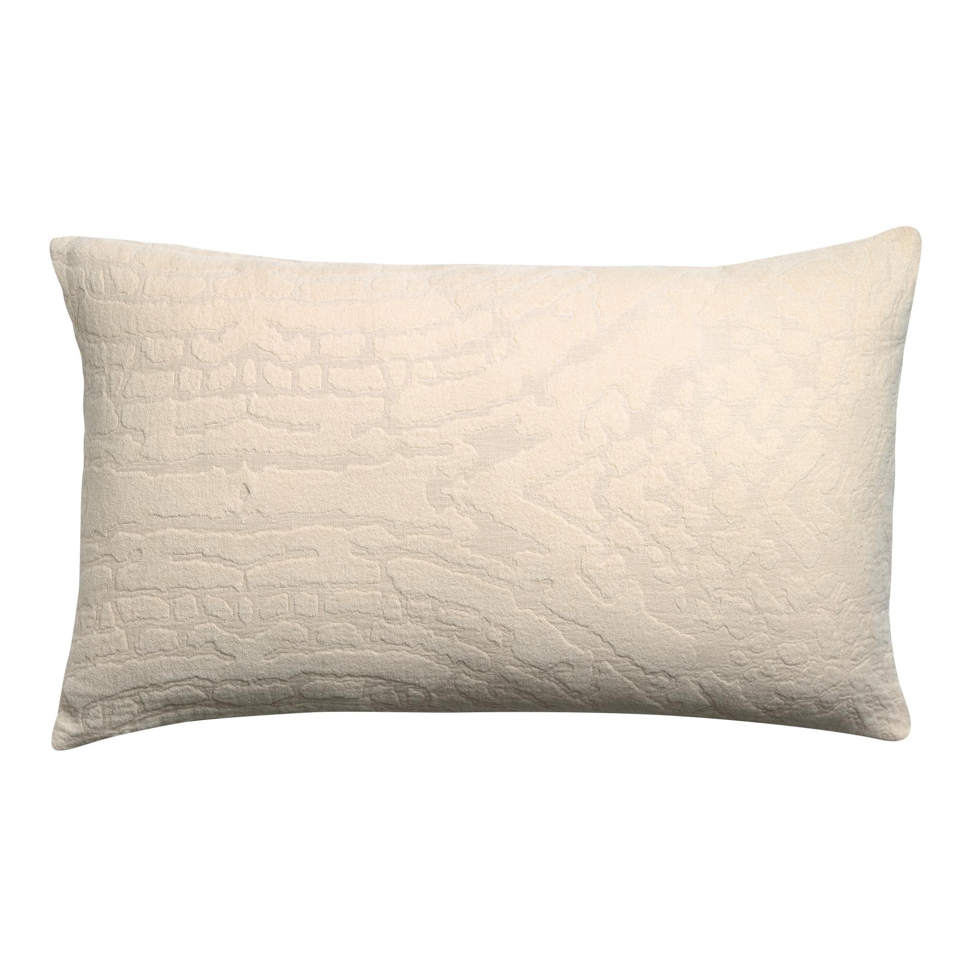 Coussin inès creme 40 x 65 cm