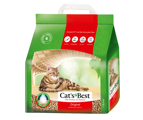 Areia aglomerante biodegradável Cat's Best OKO PLUS 5 L