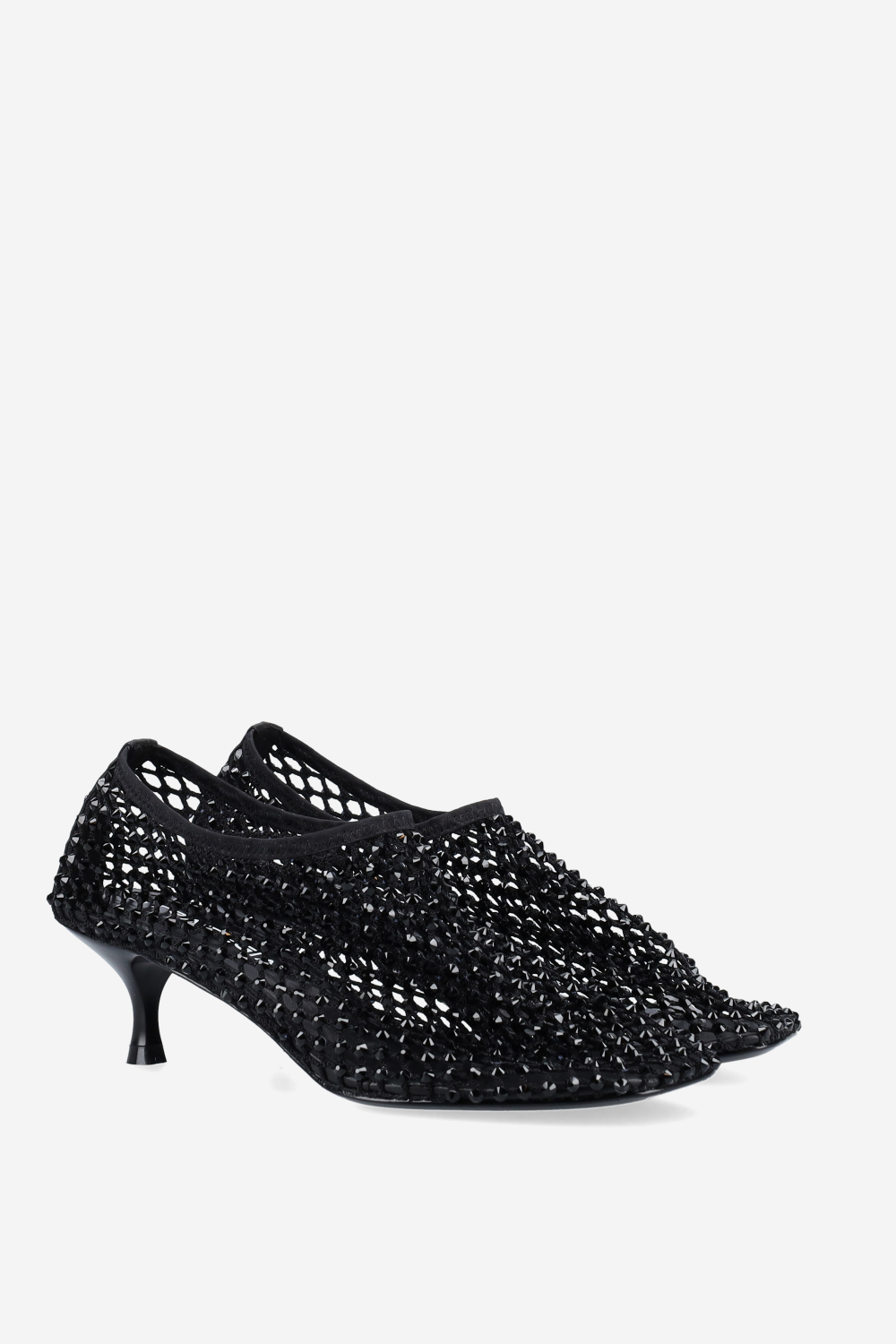 Embellished heeled pumps