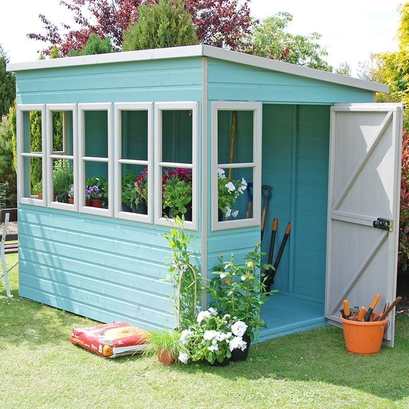 Desconto por tempo limitado: Casinha de jardim de madeira Sun Pent, 3m x 3m