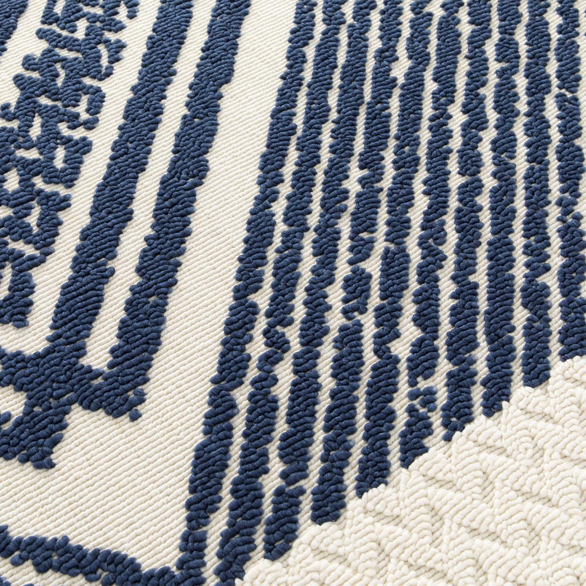 Tapis extérieur bleu 160x230 cm