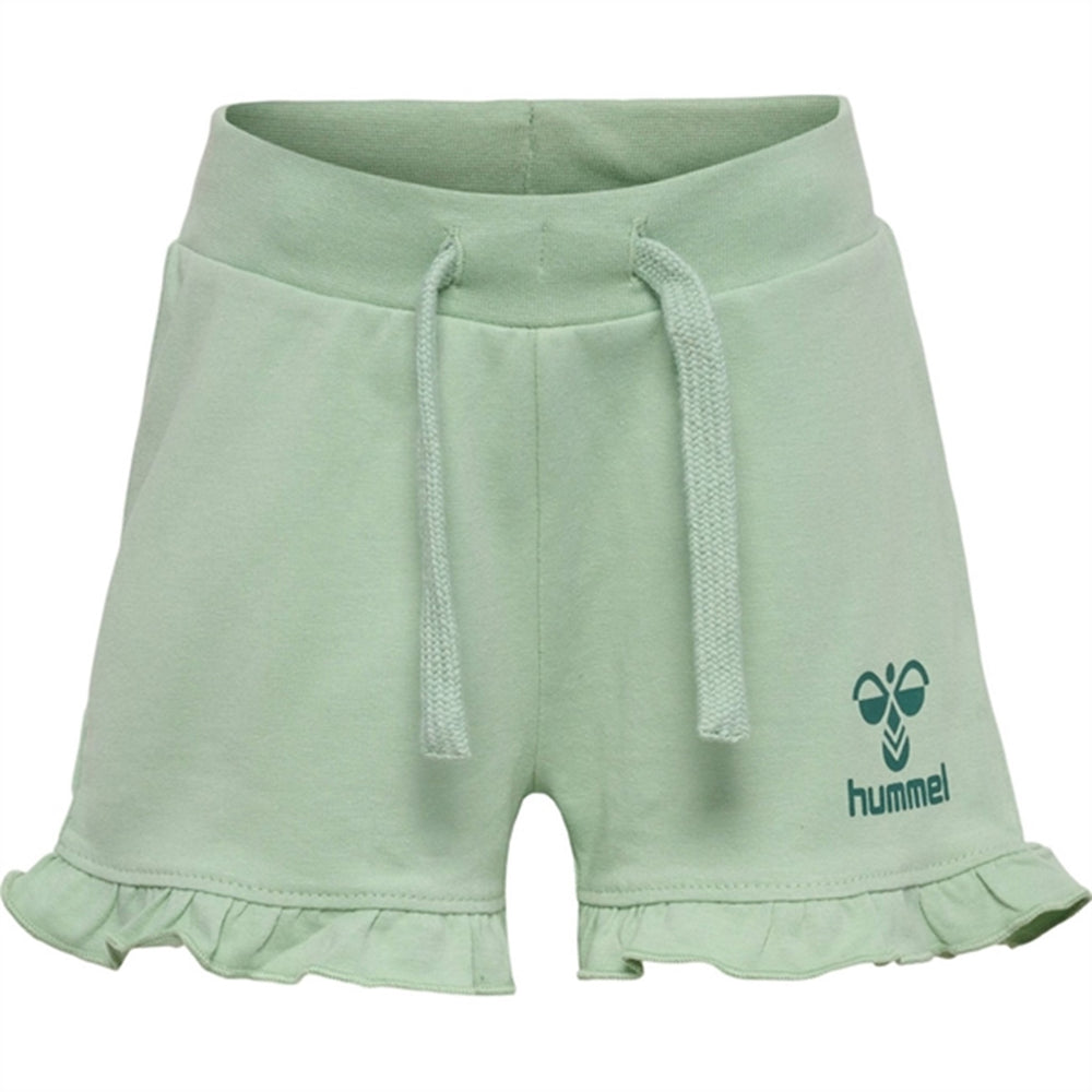 Silt Green Talya Ruffle Shorts - Hummel