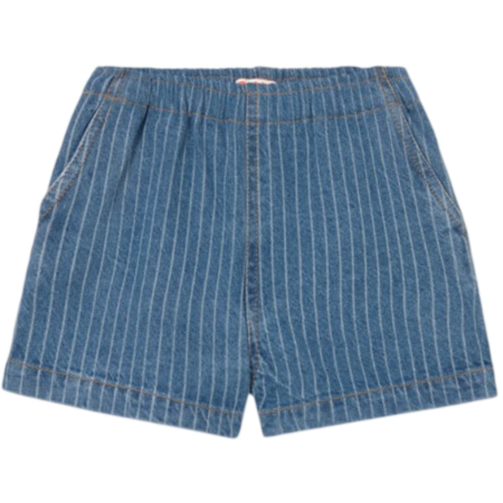 Køb TinyCottons Light Wash Denim Stripes Denim Shorts