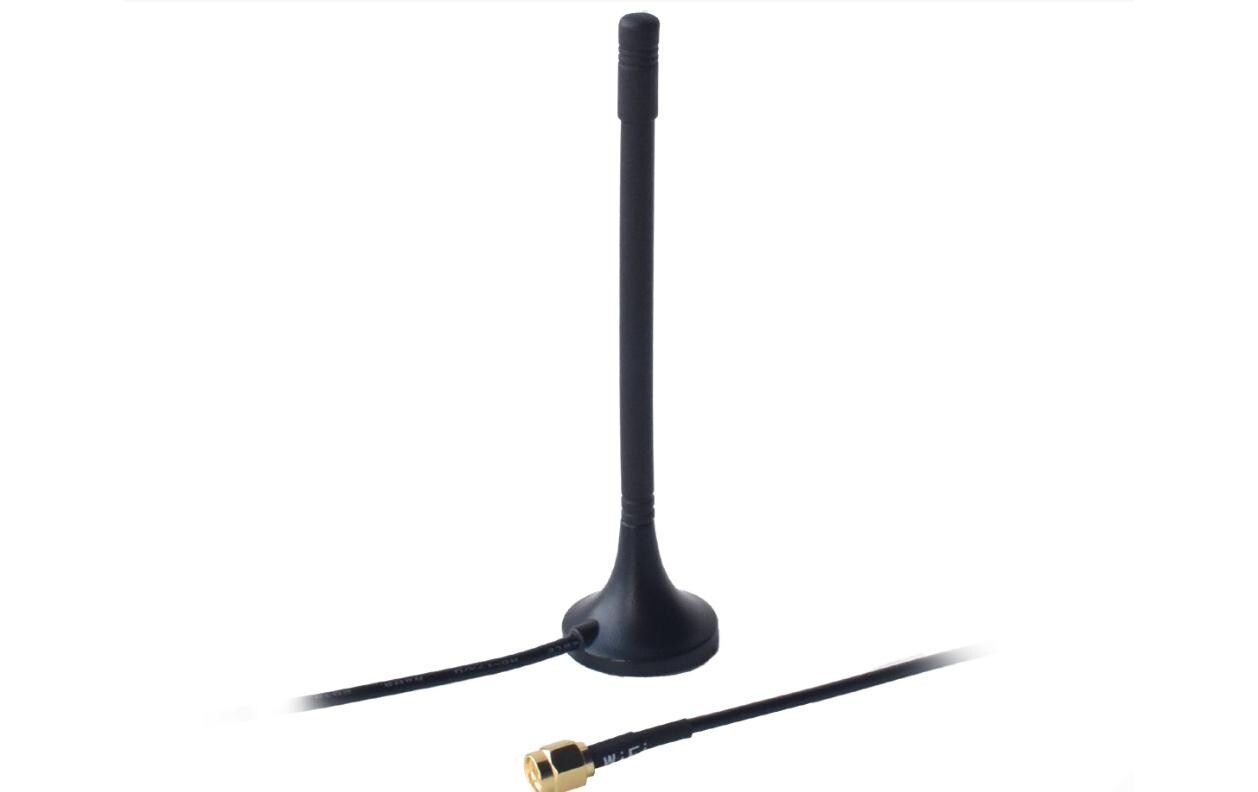 WLAN-Antenne PR1KRF30 RP-SMA 2 dBi RundstrahlTeltonika WLAN-Antenne Magnetisch mit Verbindungskabel 1.5m