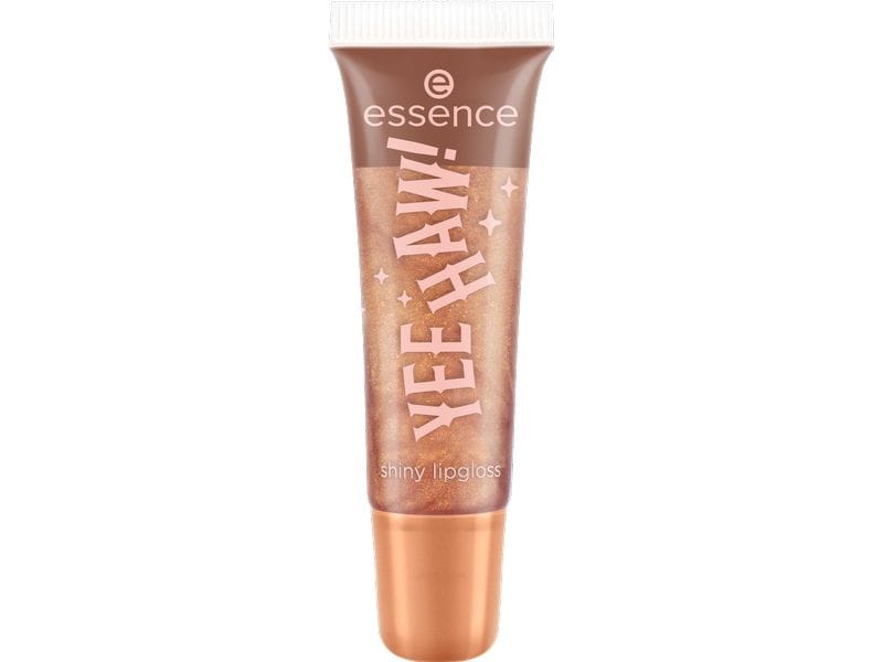 essence Lip Gloss Yee Haw! Shiny It's Me, Howdy Hochglanz-Finish mit goldenem Schimmer