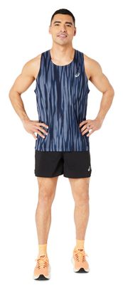 Débardeur Asics Road All Over Print Bleu Homme