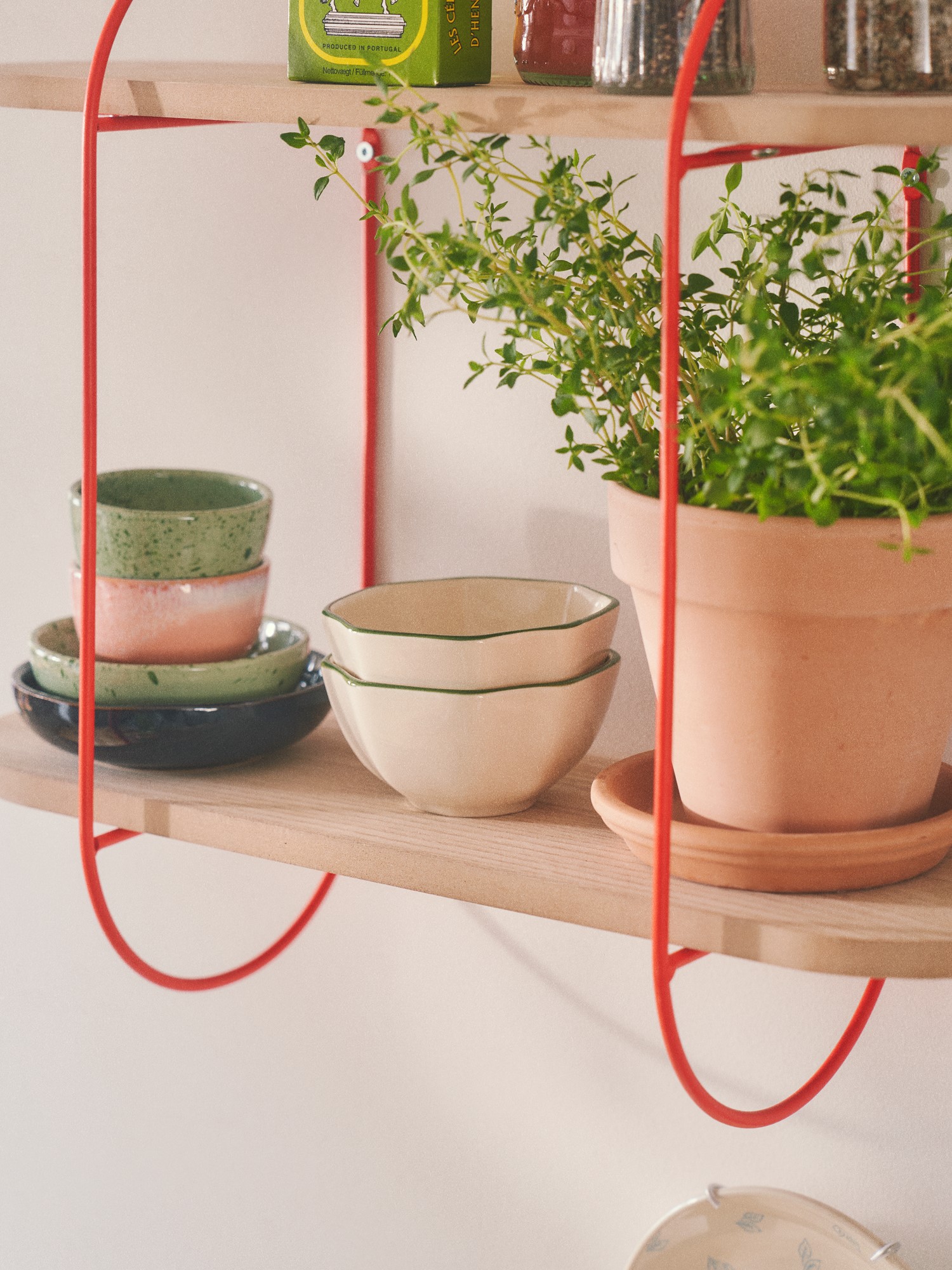 Skål | Stentøj. Ø9,5 cm. | Forest Green