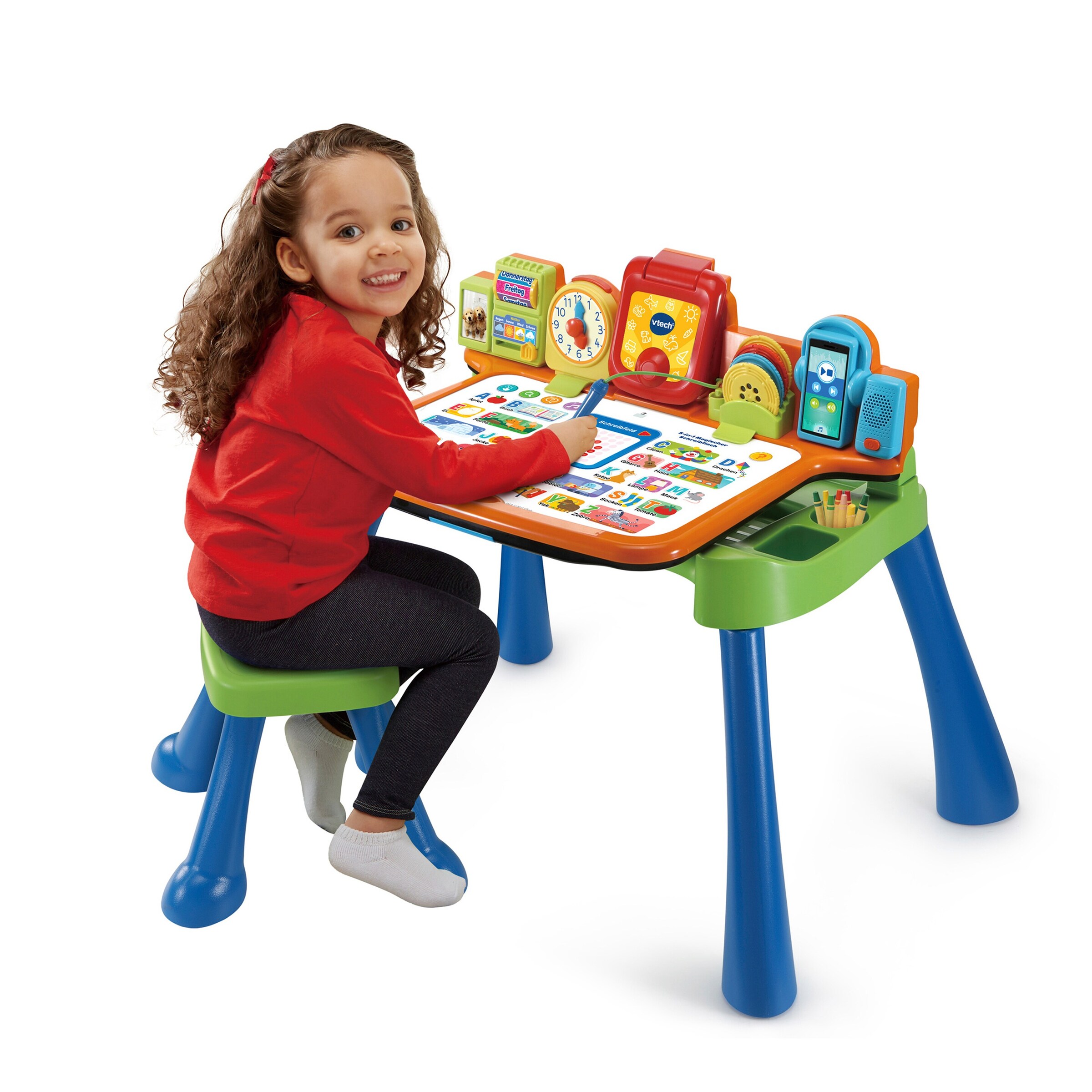Vtech - READY SET SCHOOL Magischer Spiel- und Schreibtisch 5-in-1