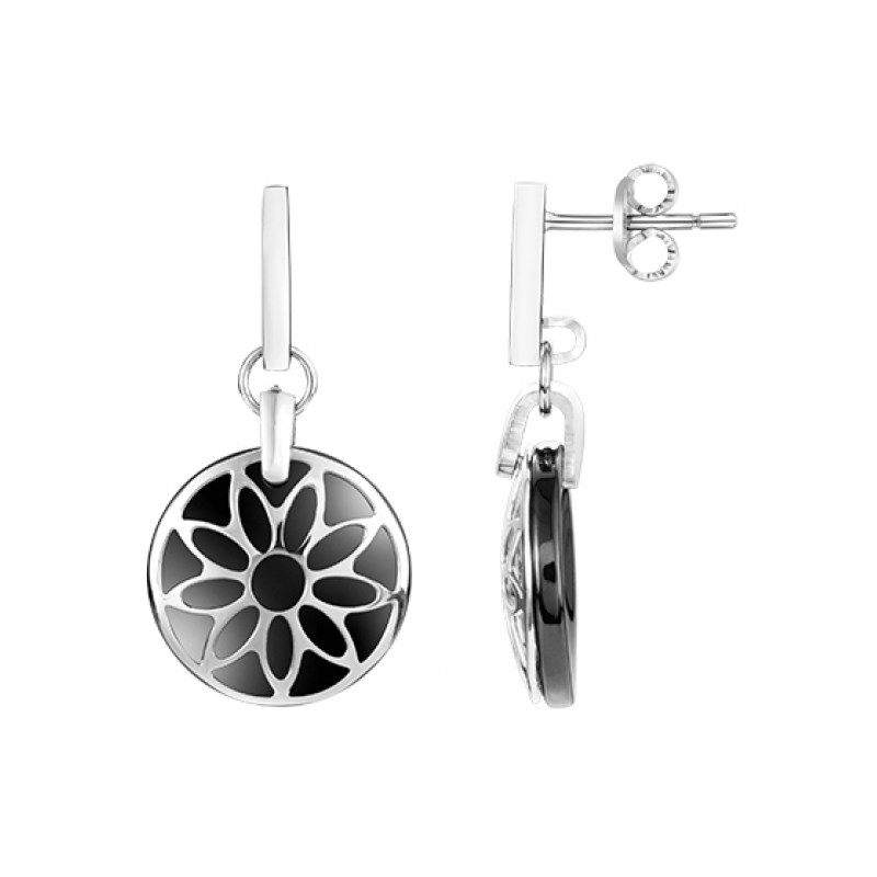 Boucles d'oreilles pendantes en Acier