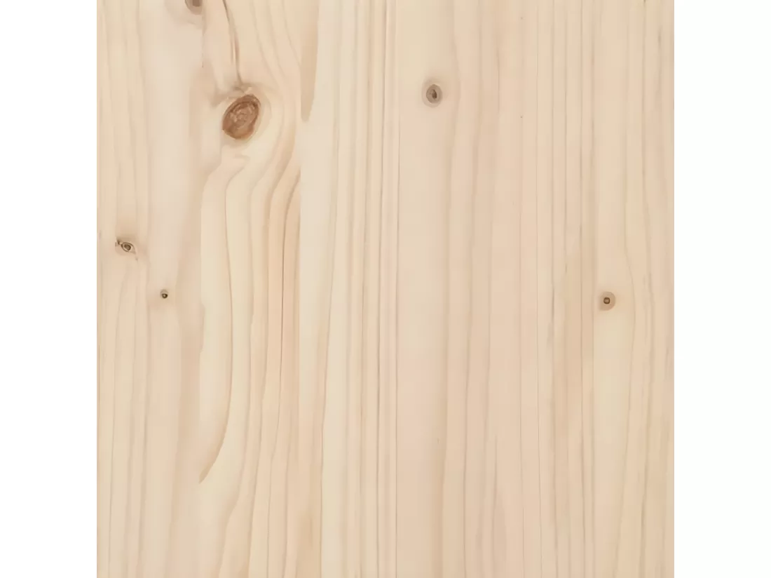 Repose-pied de jardin 62x30x32 cm bois de pin massif