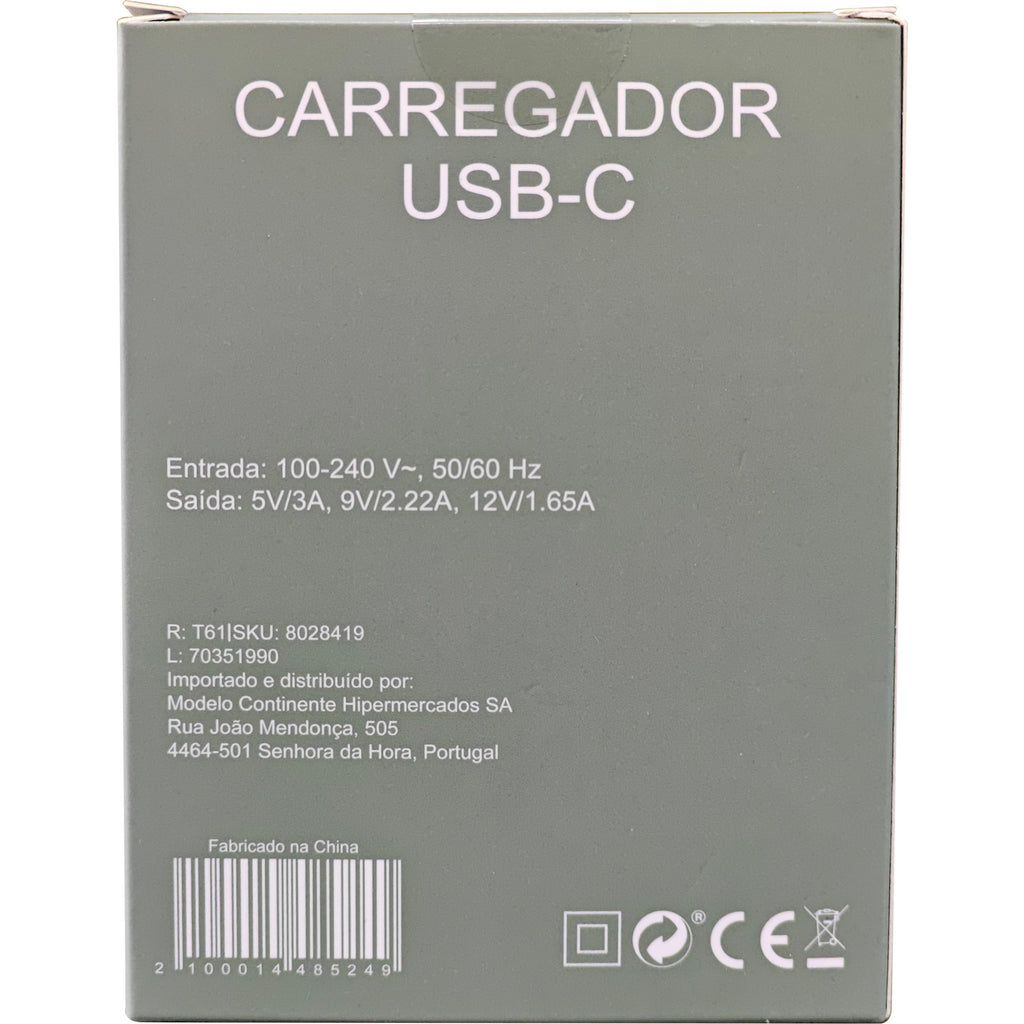 Tomada USB-C Verde Fusion