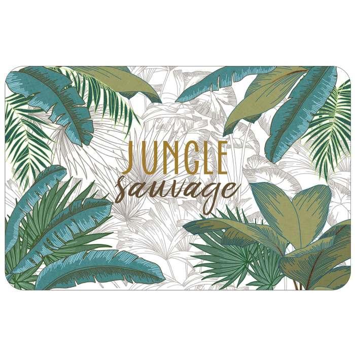 SET DE TABLE 28.5X44CM OPAQUE JUNGLE SAUVAGE
