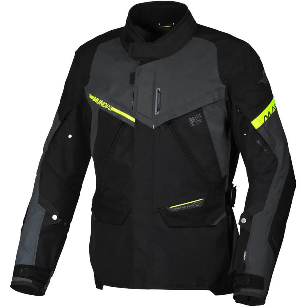 Macna - Veste Mundial Night Eye Noir / Gris / Jaune fluo