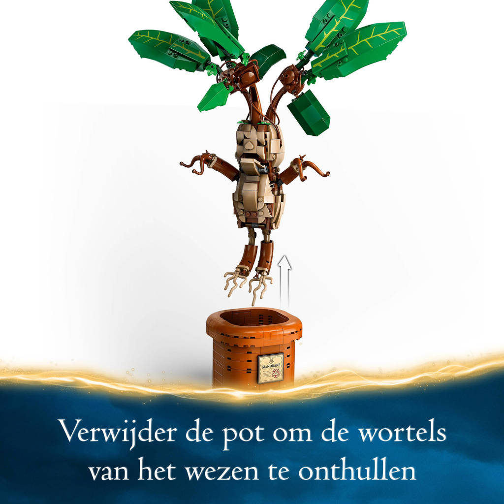 Leuk concept, gedoe om te bouwenMandragora Speelgoed Plant set 76433