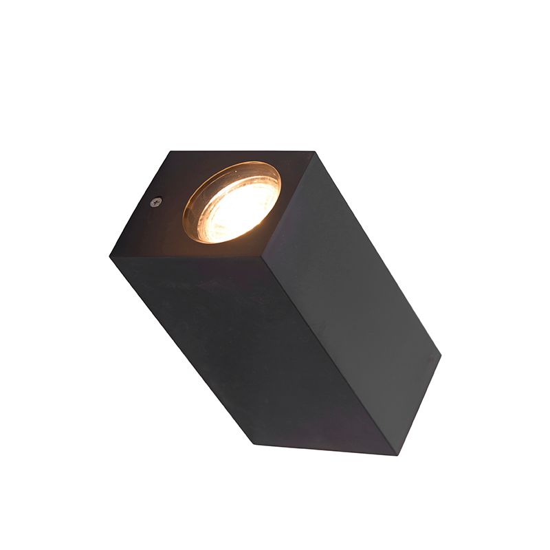 Moderne wandlamp grijs van kunststof 2-lichts - Baleno