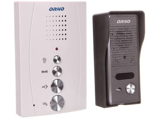 Orno enfamilietelefonfri intercom ELUVIO svart