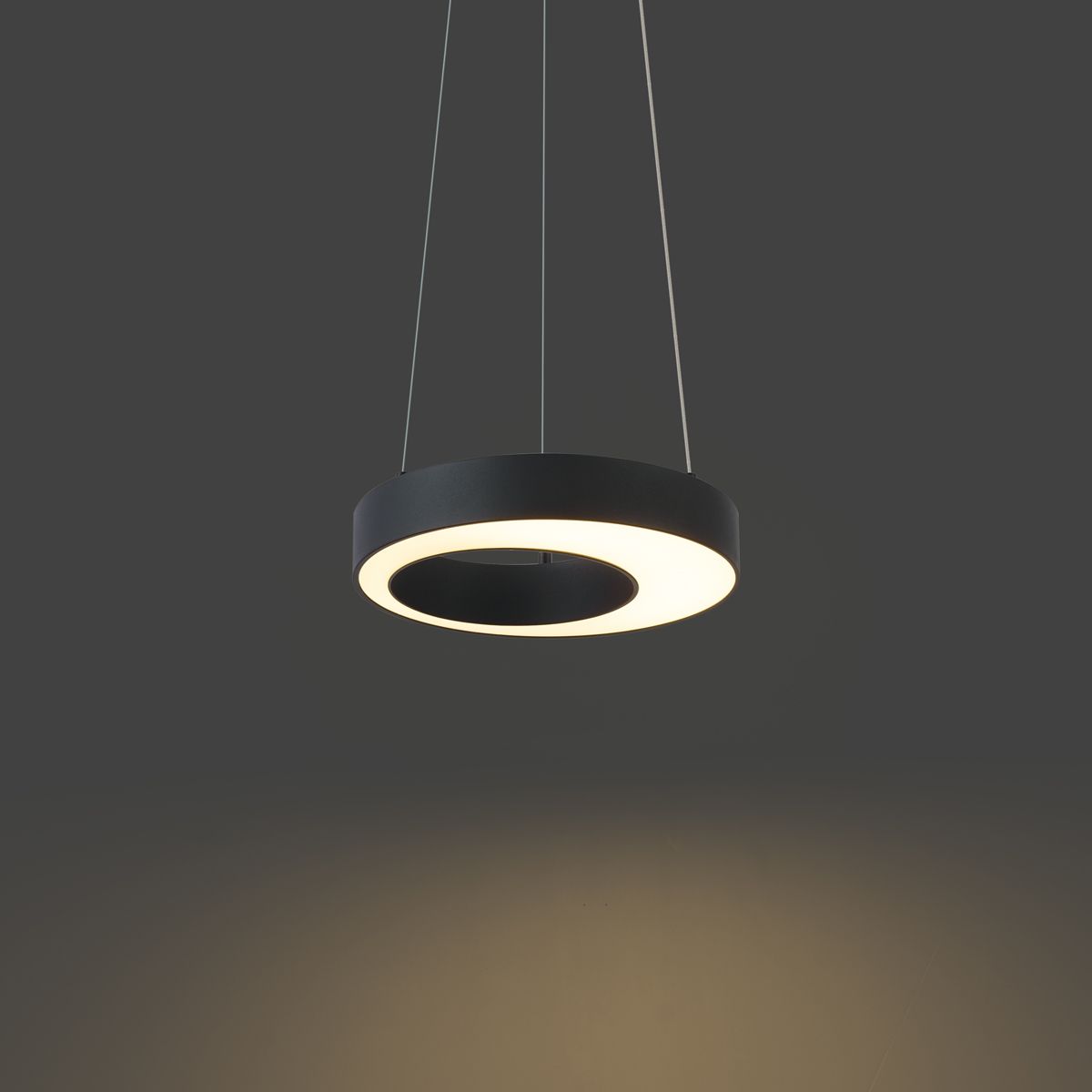 Moderne hanglamp zwart 35cm 3-staps dimbaar - Organici