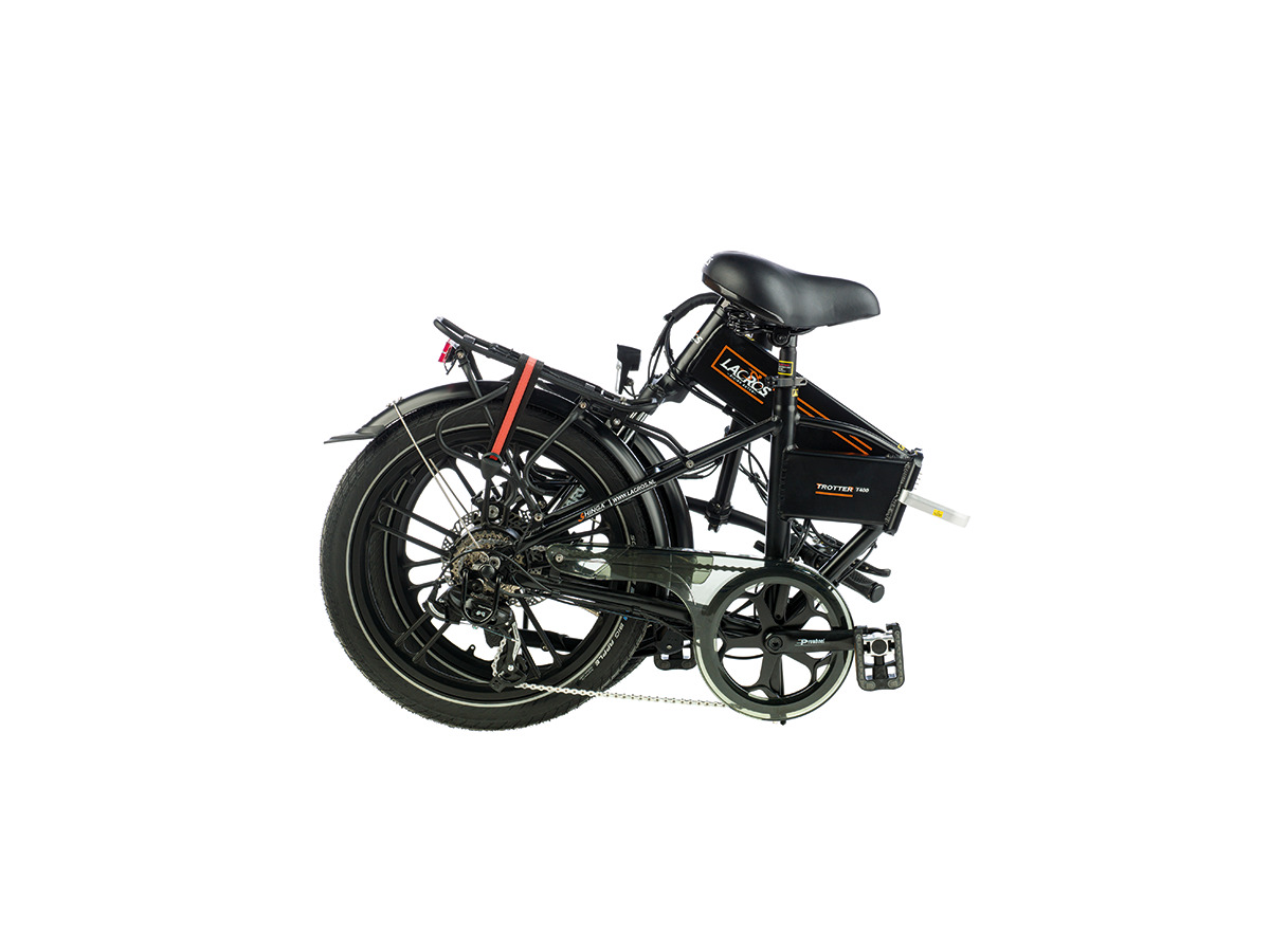Lacros Trotter T400 Matzwart 13,6Ah elektrische vouwfiets
